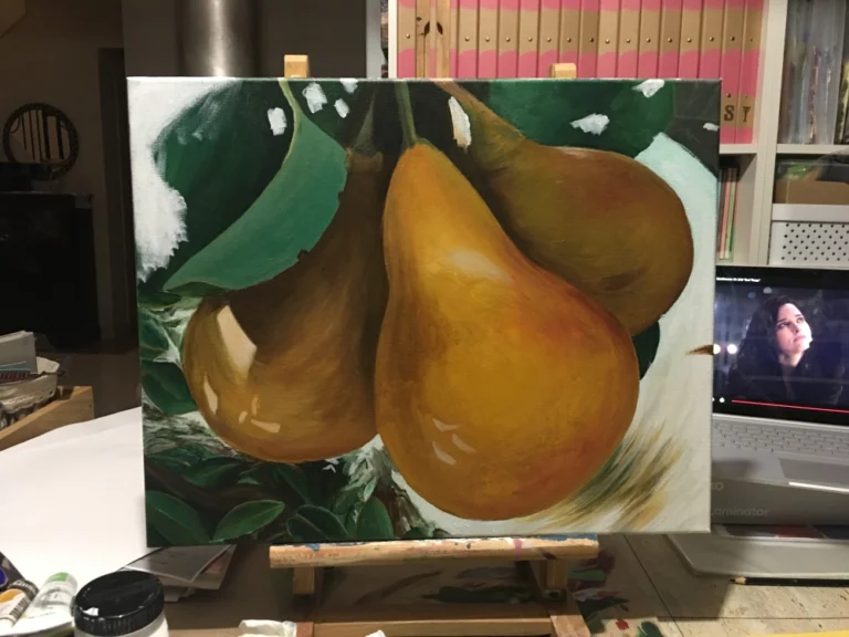 pears painting